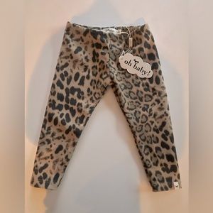 oh baby! Cheetah Leopard Print Legging - Blush